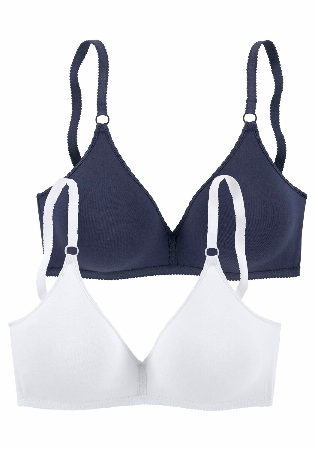 

Бюстгальтер без косточек PETITE FLEUR Bralette BH, цвет marine+weiß