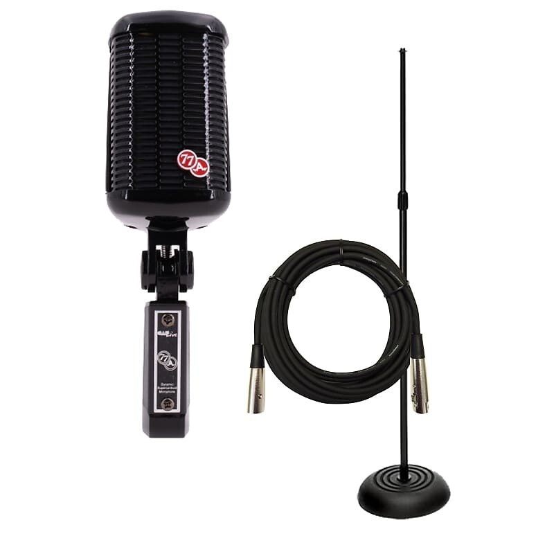 

Микрофон CAD CAD A77 Vintage Supercardioid Microphone - Gloss Black PERFORMER PAK