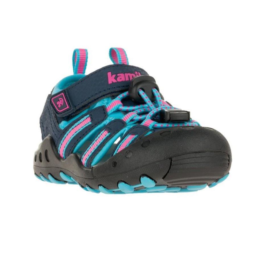 

KAMIK Сандалии CRAB для малышей, цвет: тёмно-синий/бирюзовый