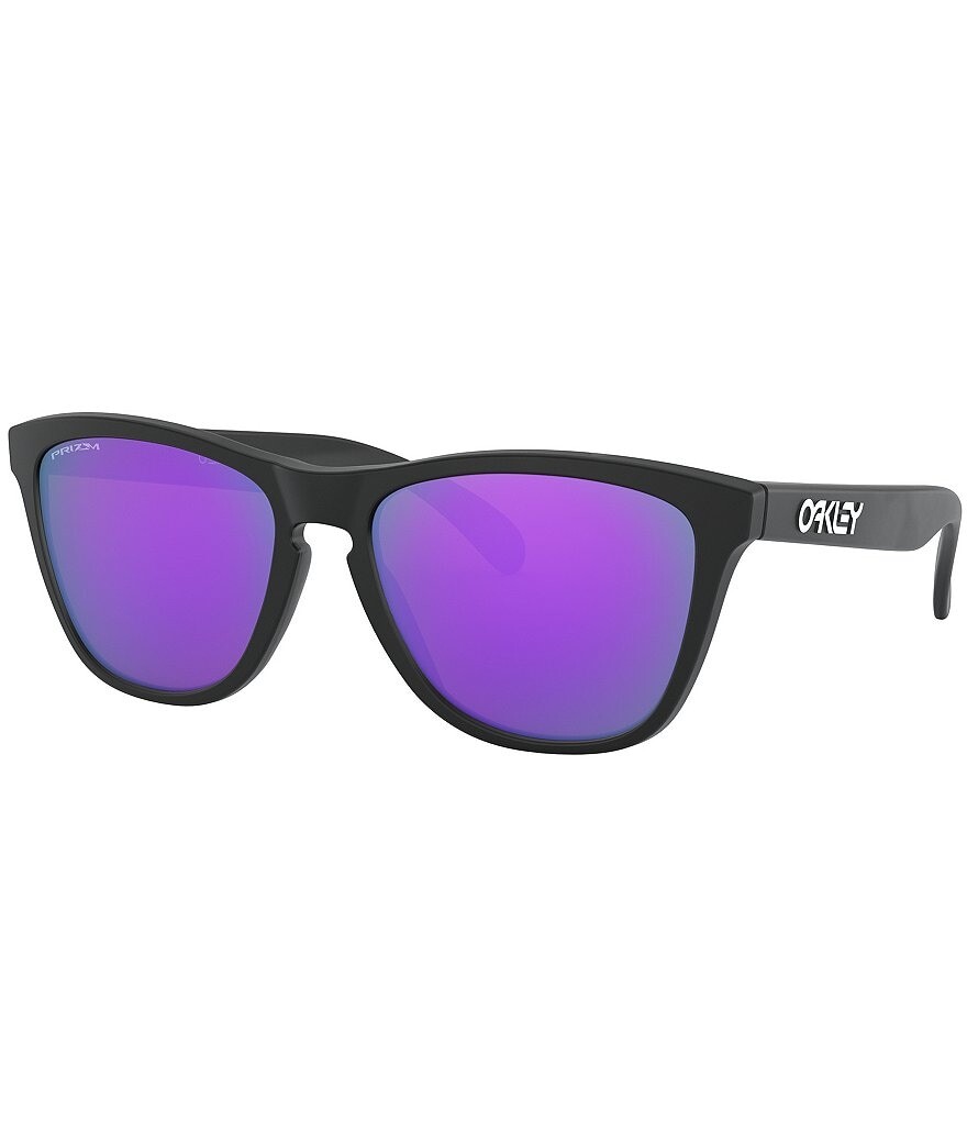 

Квадратные солнцезащитные очки Oakley Unisex OO9013 Frogskins 55 мм, серый