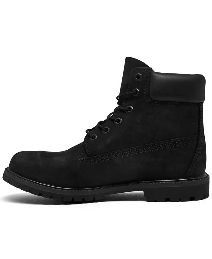 Женские 6-дюймовые водонепроницаемые ботинки премиум-класса от Finish Line Timberland, черный — фото 2