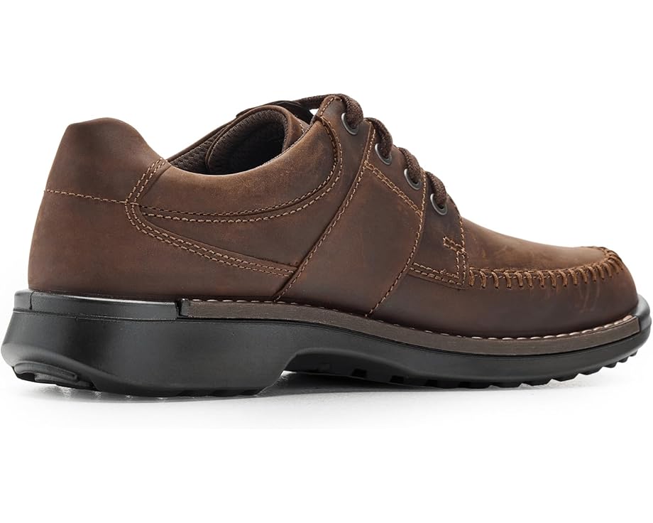 Мужские оксфорды ECCO Fusion Walker Moc Toe, Cocoa Brown Nubuck — фото 3