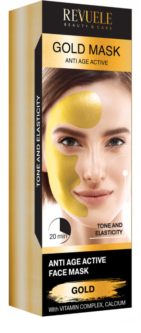 

Активная золотая антивозрастная маска для лица / Revuele Anti-Age Gold Lifting Effect Mask (80 мл)