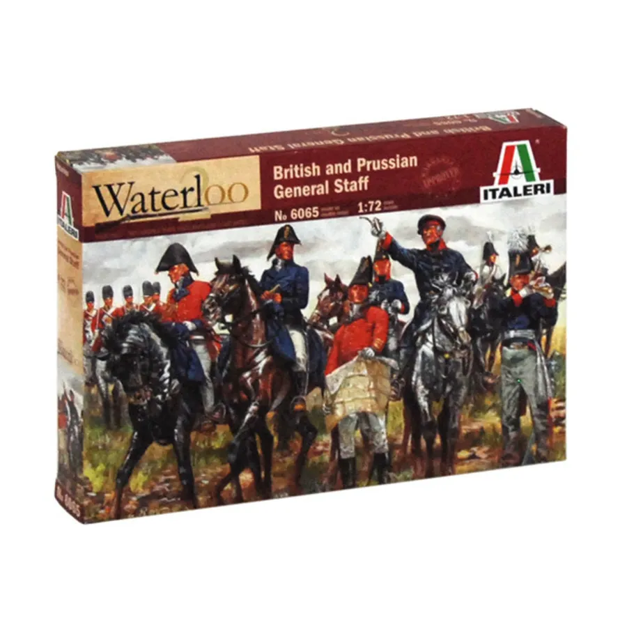 

Британский и прусский генеральный штаб (издание 2018 г.), Waterloo (1:72) (Italeri)