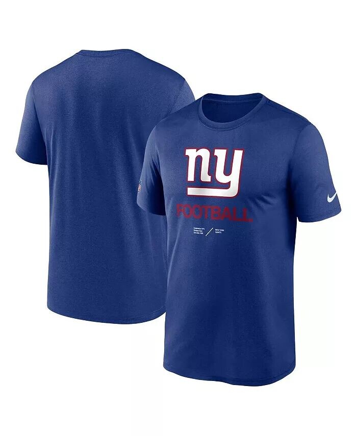 

Мужская футболка с инфографикой Royal New York Giants Nike