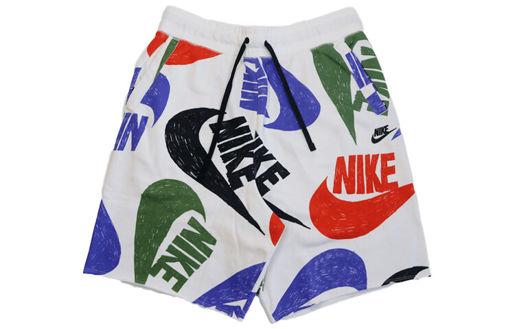 

Повседневные шорты мужские белые Nike, белый