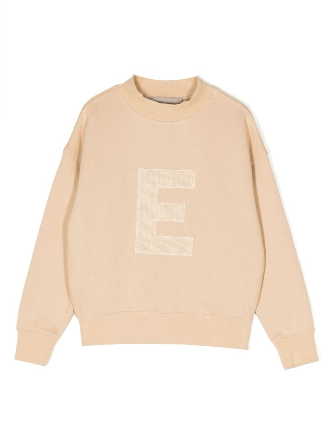 

FEAR OF GOD ESSENTIALS KIDS толстовка с нашивкой-логотипом, коричневый