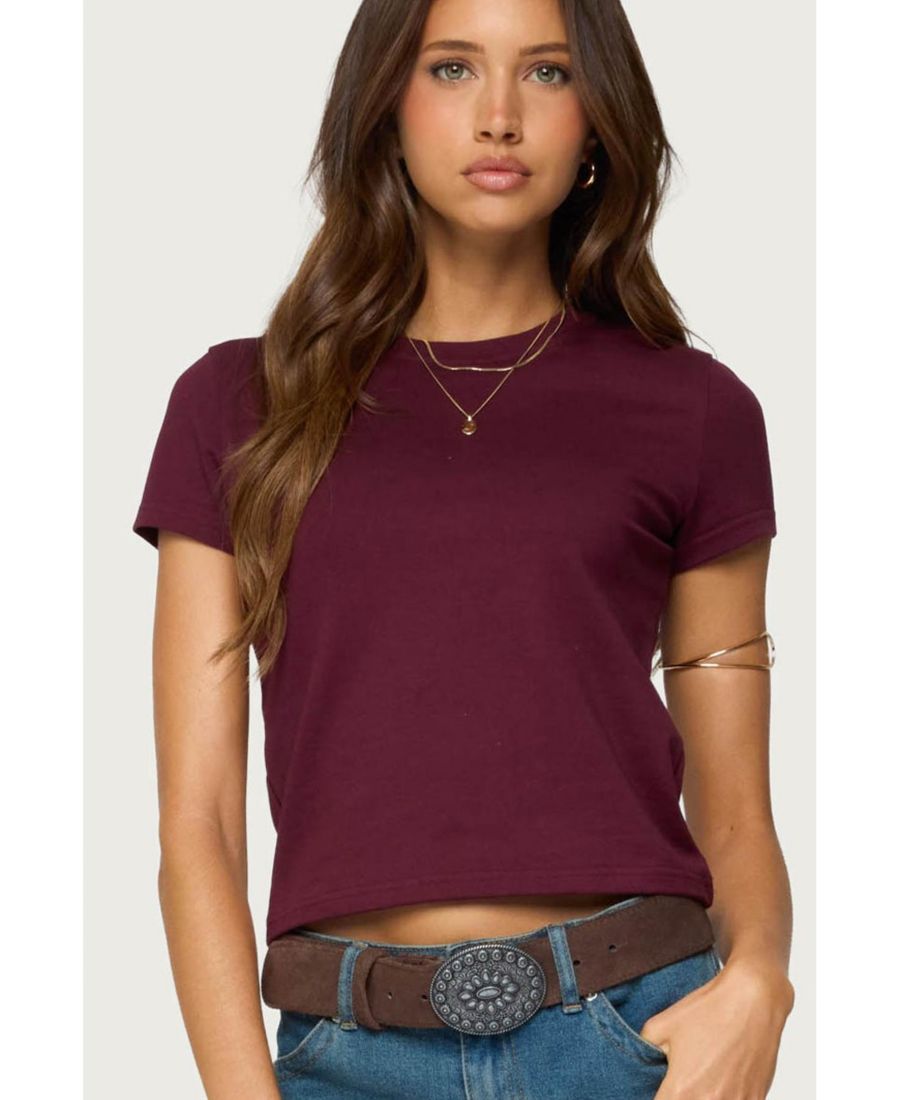 

Женская футболка Natalie Edikted, Burgundy