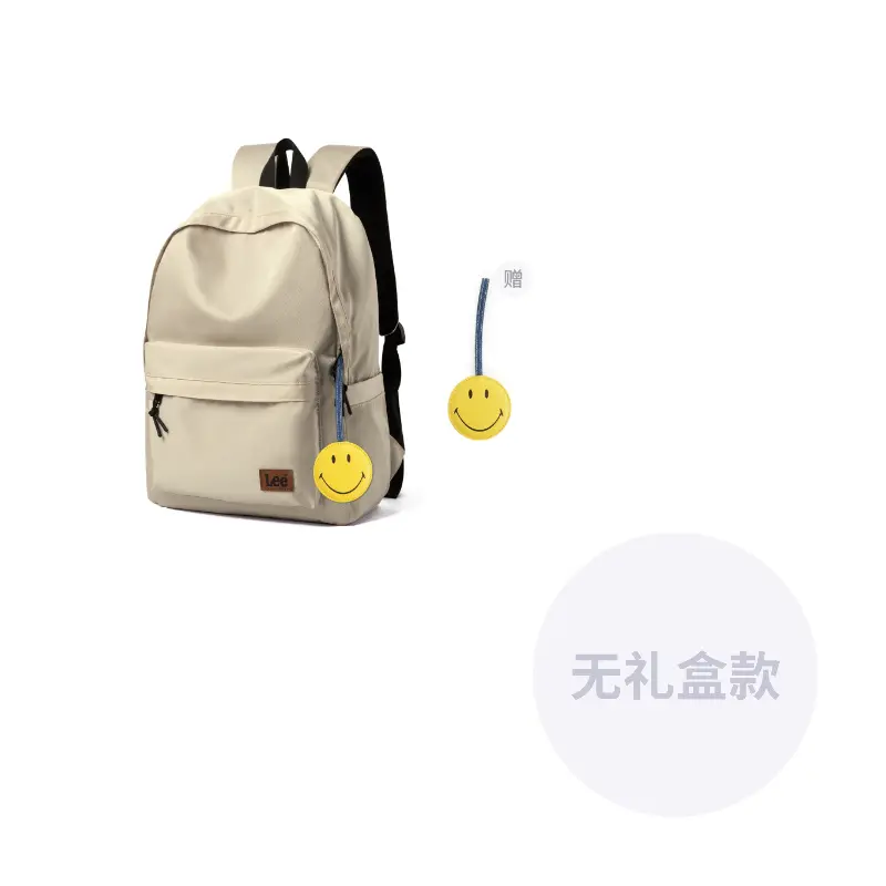 

Lee Оксфордский рюкзак унисекс черный хаки бордовый, Khaki+Smiley Face