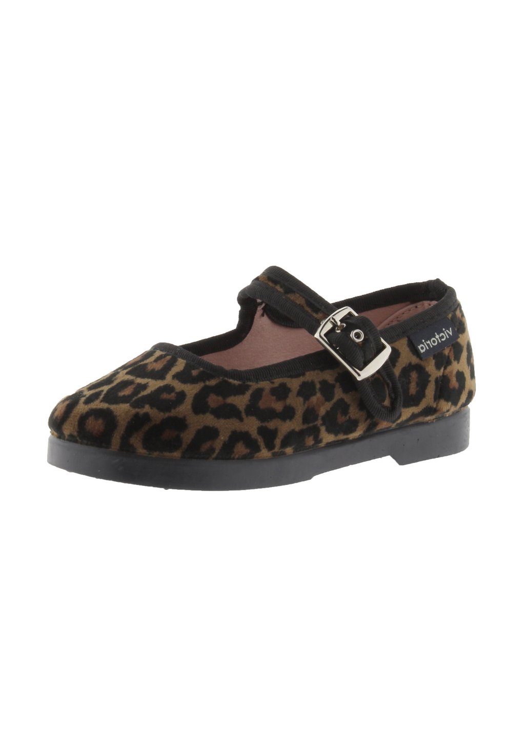Балетки с ремешком на щиколотке GONG FU LEOPARD MARY JANE BUCKLE Victoria Shoes, коричневый — фото 2