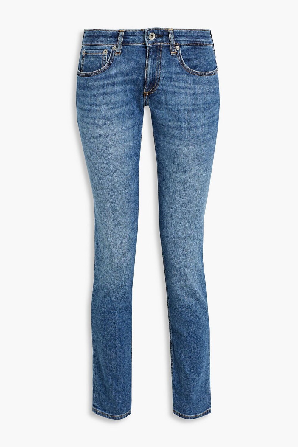 

Джинсы бойфренды Дре RAG & BONE, синий