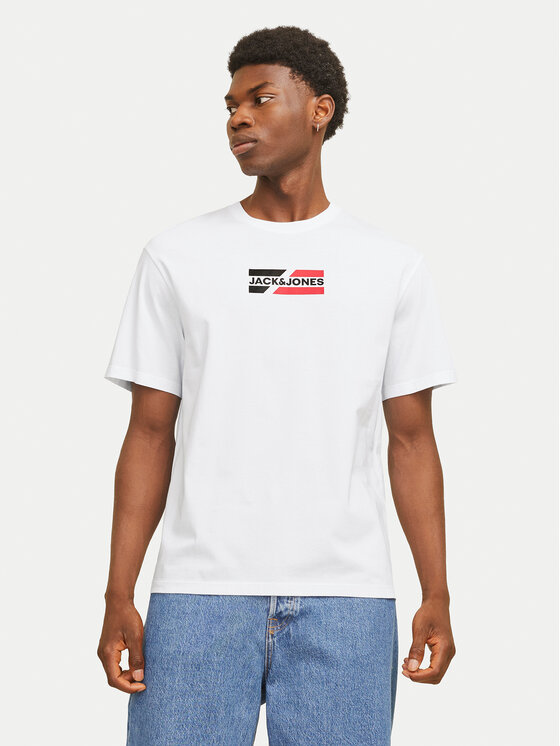

Футболка regular fit Corp Graphic 12268415 Jack&Jones, белый