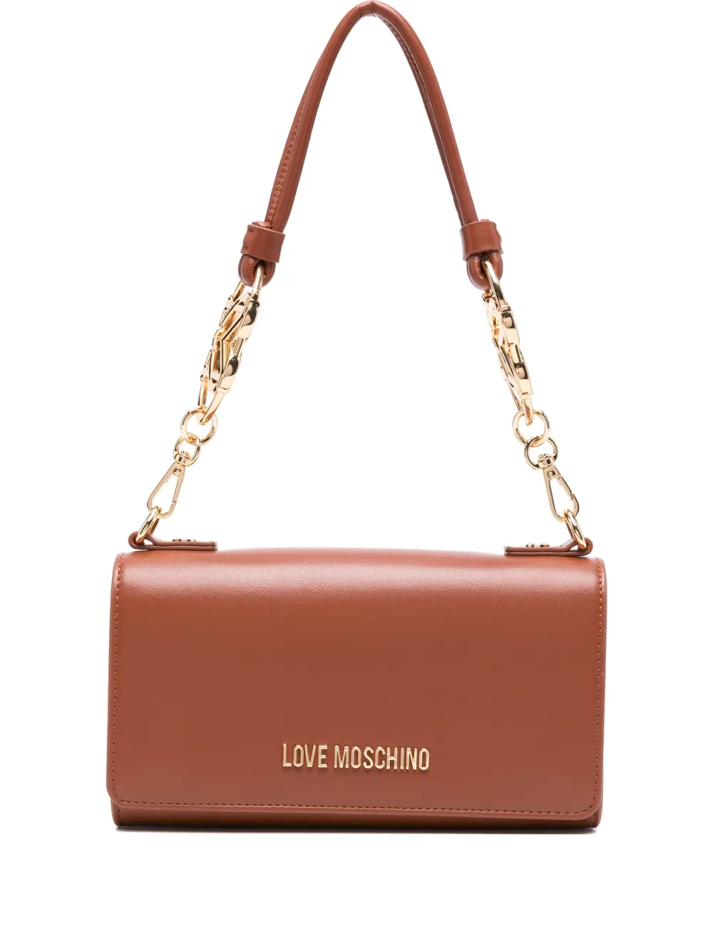 

Сумка на плечо с цепочкой Love Moschino, коричневый