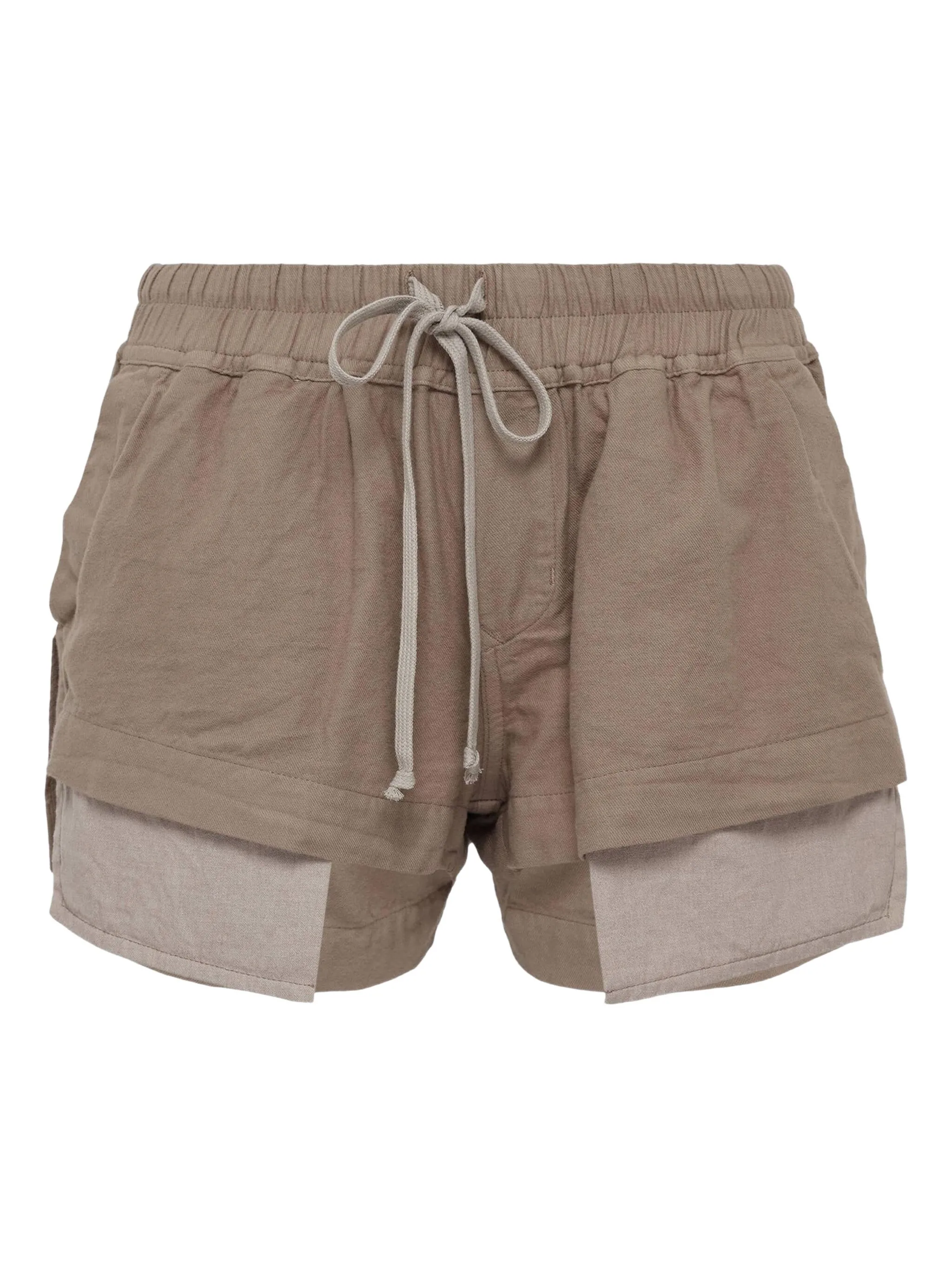 

Фланелевые шорты Fog Boxers Rick Owens Drkshdw, коричневый
