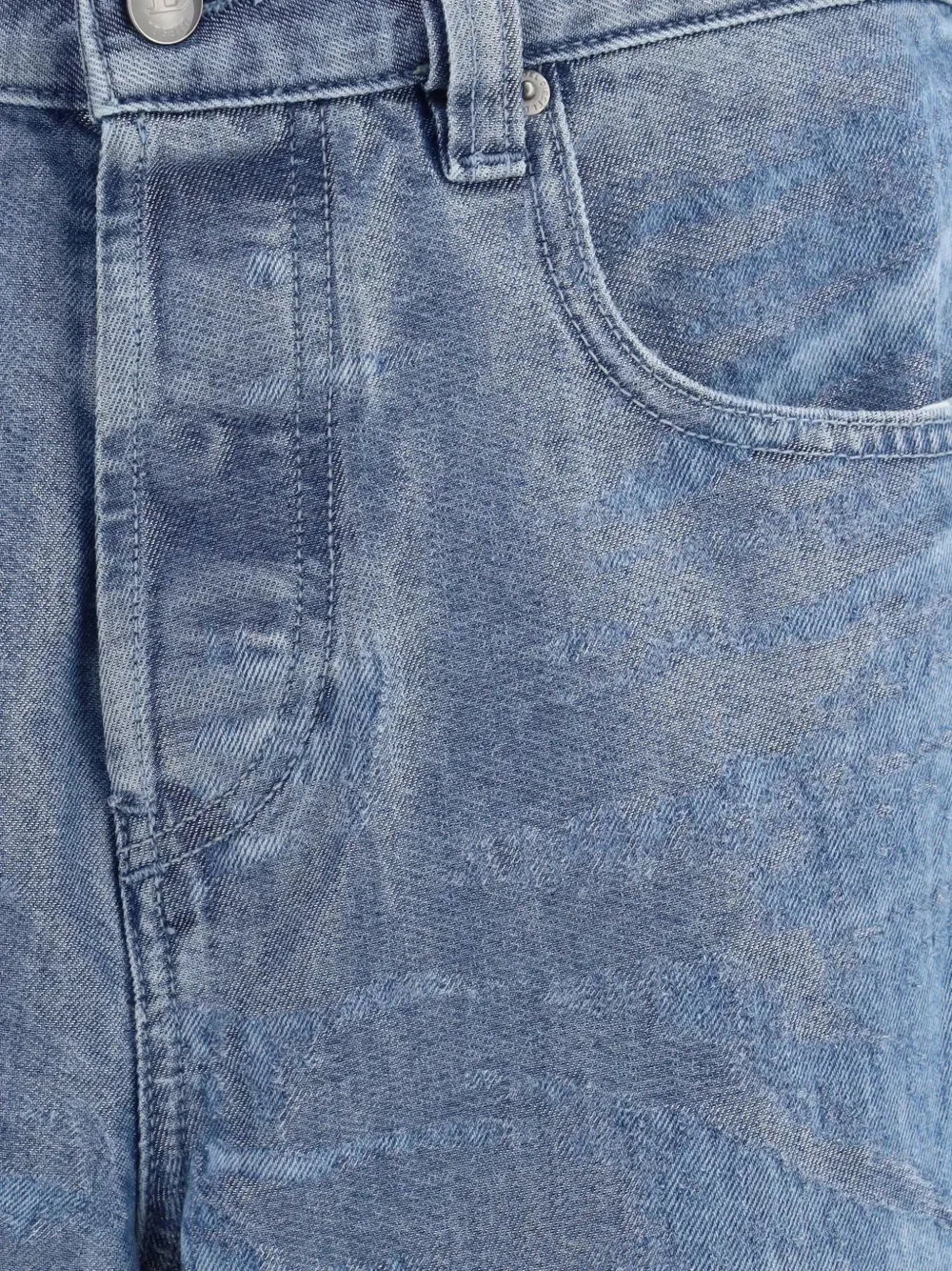 Прямые джинсы d-macro 2001 года Diesel, синий — фото 3