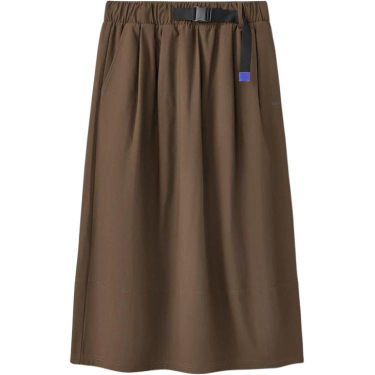 

Повседневная длинная юбка женская Skechers, коричневый