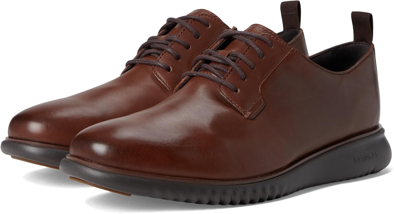 Мужские кроссовки Cole Haan 2.Zerogrand с деконструированным гладким носком, коричневый/коричневый/темно-коричневый/темно-коричневый — фото 2
