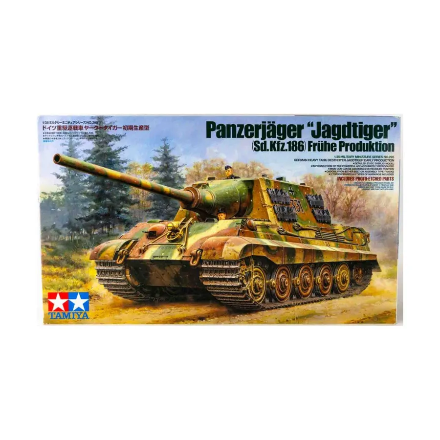 

Панцериягер «Ягдтигр» (Sd.Kfz.186) Fruhe Produktion, WWII Tank Models - 1/35 Scale