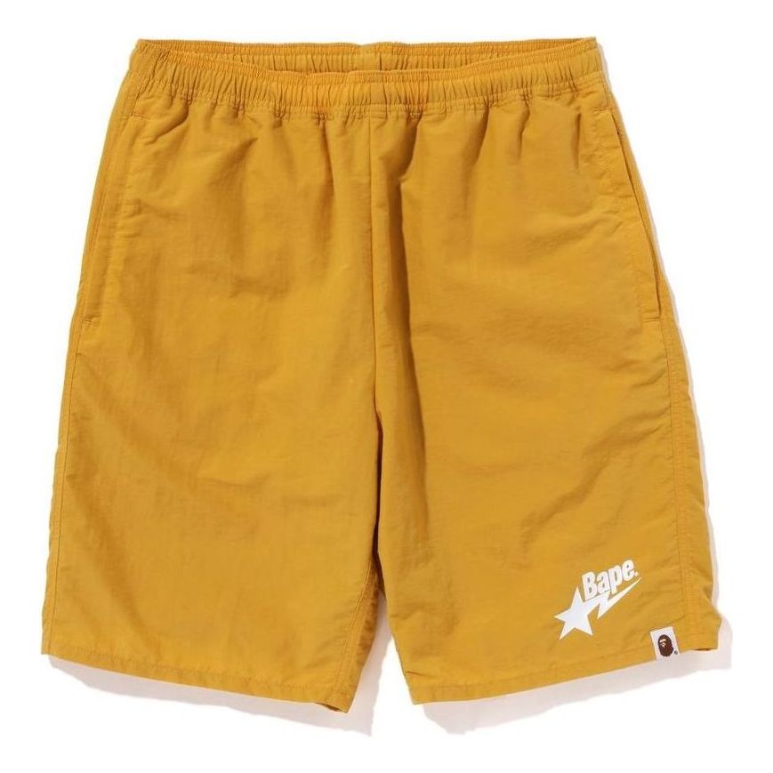 

Пляжные шорты A Bathing Ape BAPE STA Logo, желтый