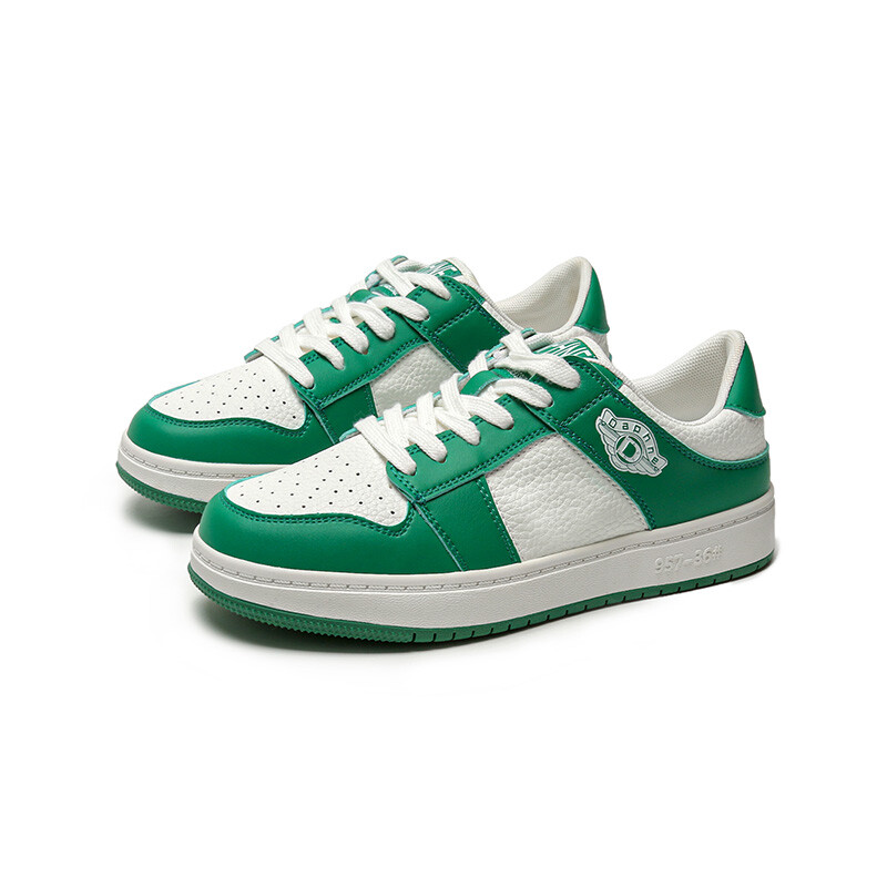 Кроссовки Daphne Skateboard Low-Top, белый/зеленый — фото 2