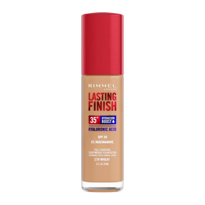 

Тональная основа Lasting Finish 35H Base de Maquillaje Rimmel, 170 Wheat