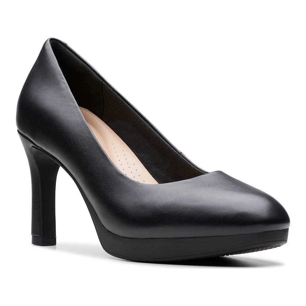 Женские кожаные туфли Clarks Abyr2 Braley, черный