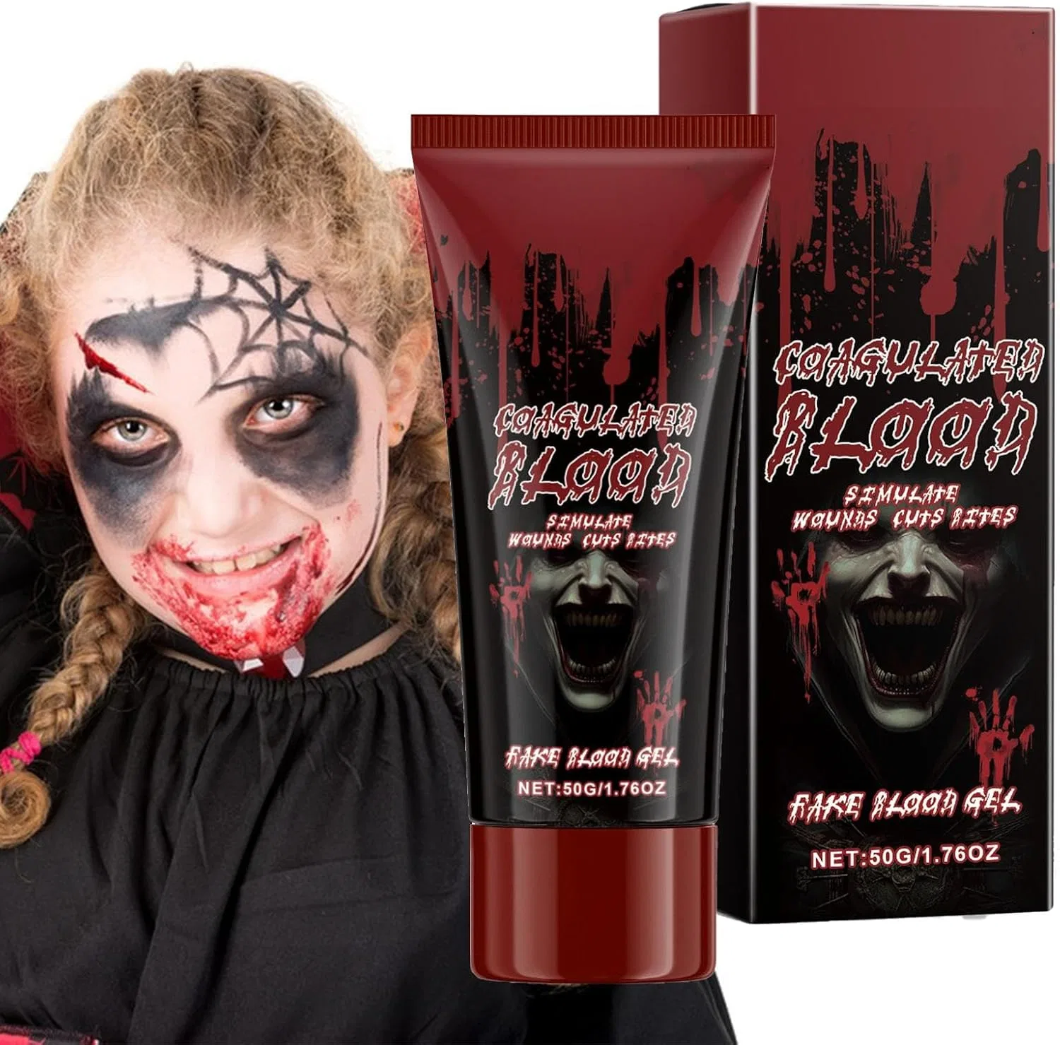 Гель-кровь для грима Halloween Props Makeup Blood 1.76oz