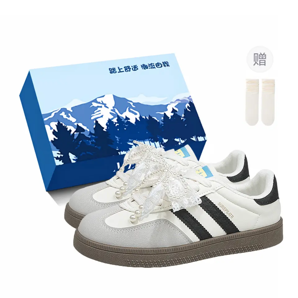 

Женские повседневные низкие кроссовки Slip Resistant, Abrasion Resistant, Lightweight Coverage XIAOLUMILI, экрю-exclusive shoe box-comes with socks