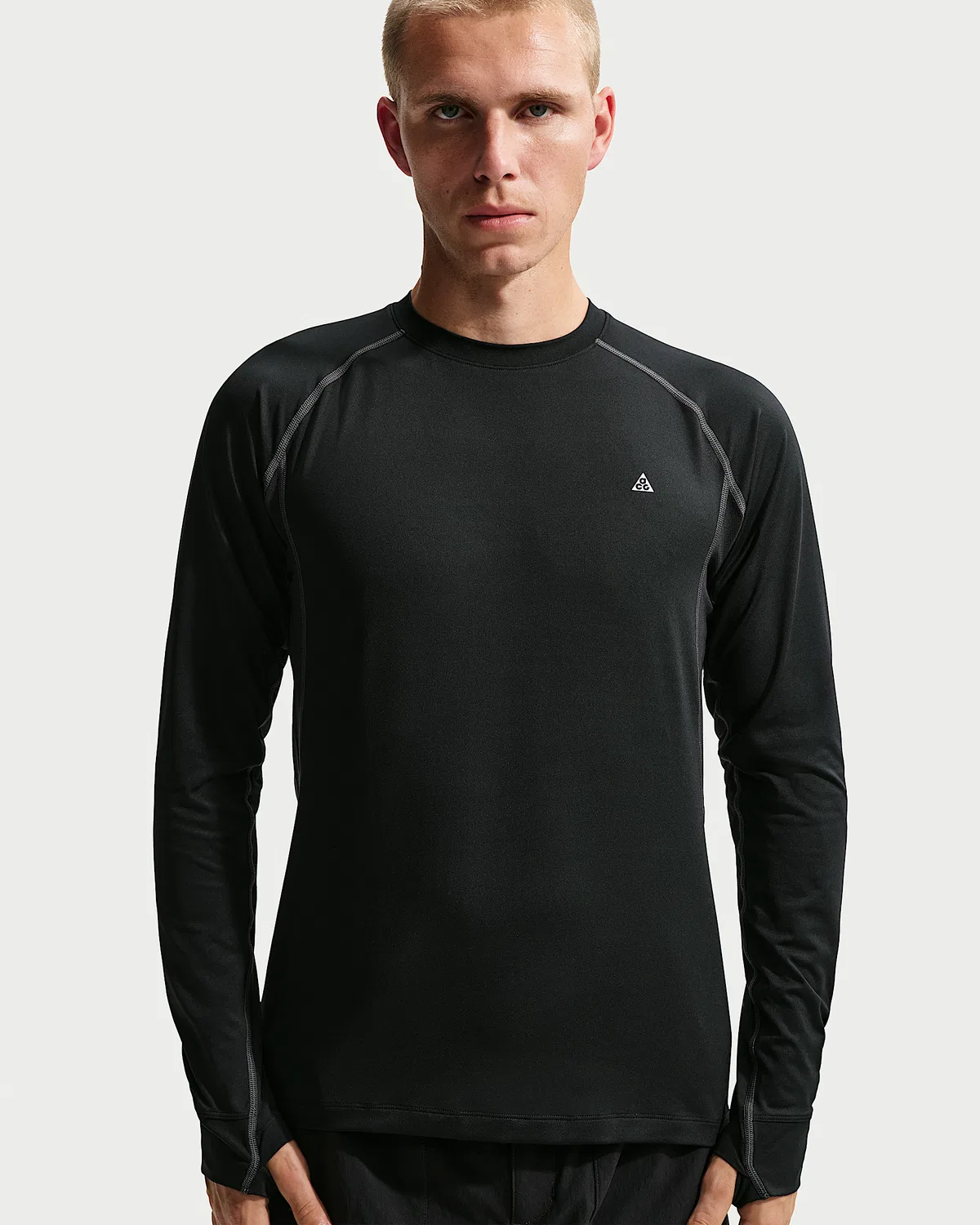 Мужская длинная базовая футболка Dri-FIT Nike ACG "Wildsee", Black/Anthracite/Summit White
