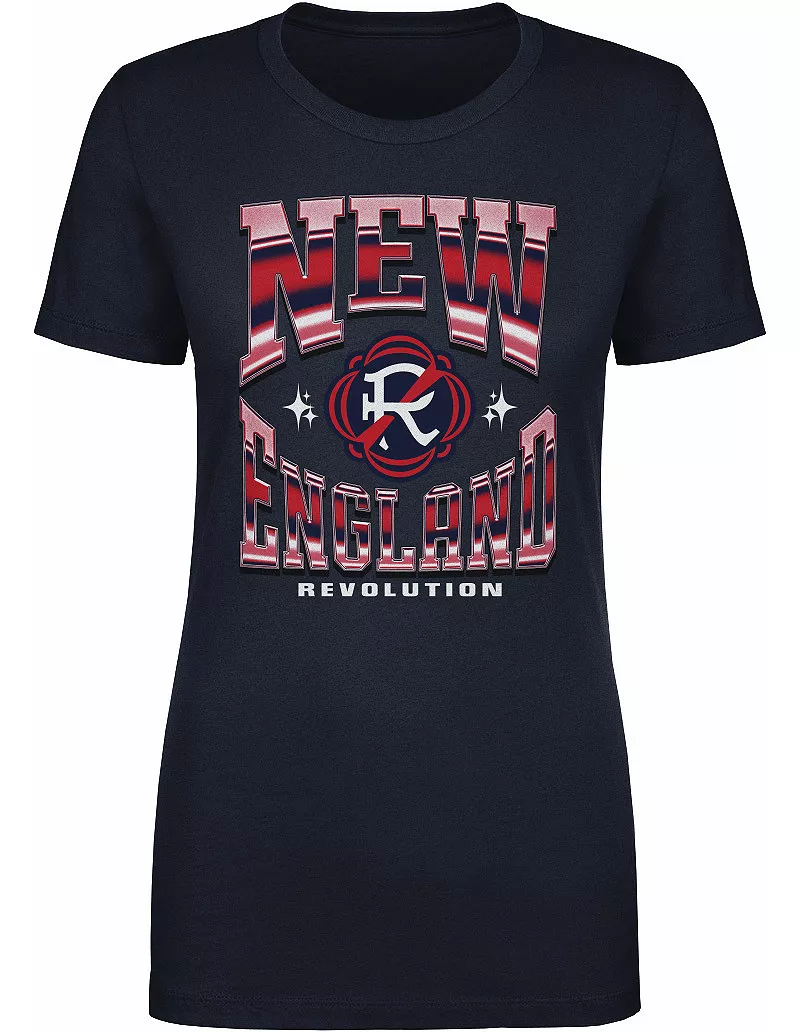 

Женская темно-синяя футболка 500 Level New England Revolution 2024 Bootleg