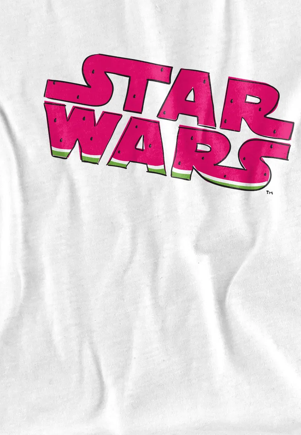 Футболка детская с логотипом арбуза Star Wars, белый — фото 2