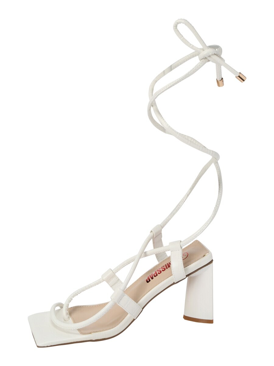 Сандалии Misspap Strap Sandals, белый