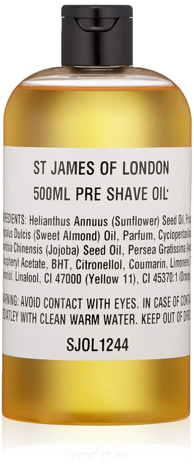 Масло для подготовки к бритью St James (0,5 литра) St James Of London