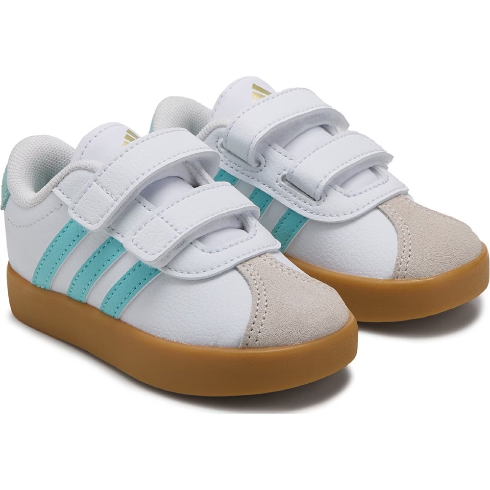 

Детские кроссовки vl court 3.0 от Adidas, white/blue