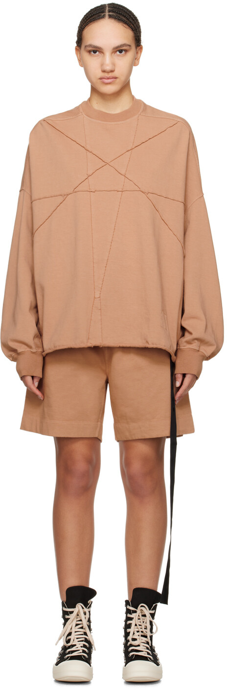 

Розовый свитшот Crater Rick Owens Drkshdw