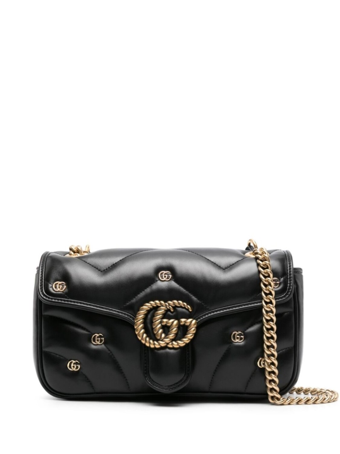 

Маленькая сумка Gucci GG Marmont, черный