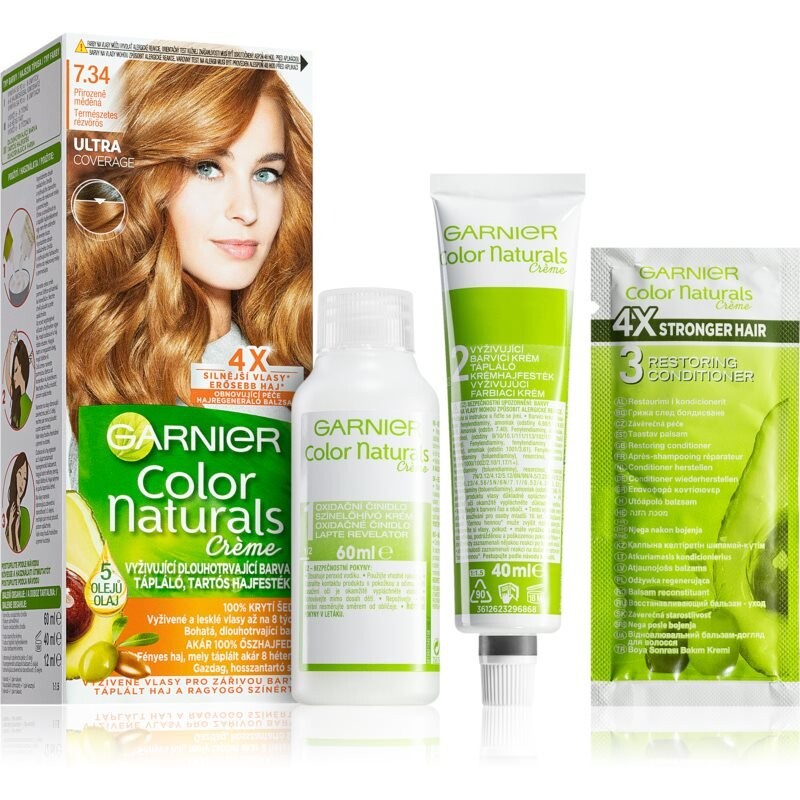 

Краска для волос Garnier Color Naturals Creme оттенок 7.34 НАТУРАЛЬНАЯ МЕДЬ