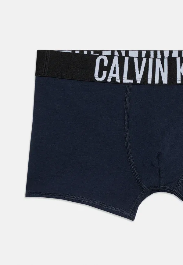 Трусы Calvin Klein Underwear Trunk 2 pacl briefs, серый меланж/тёмный сапфир — фото 4