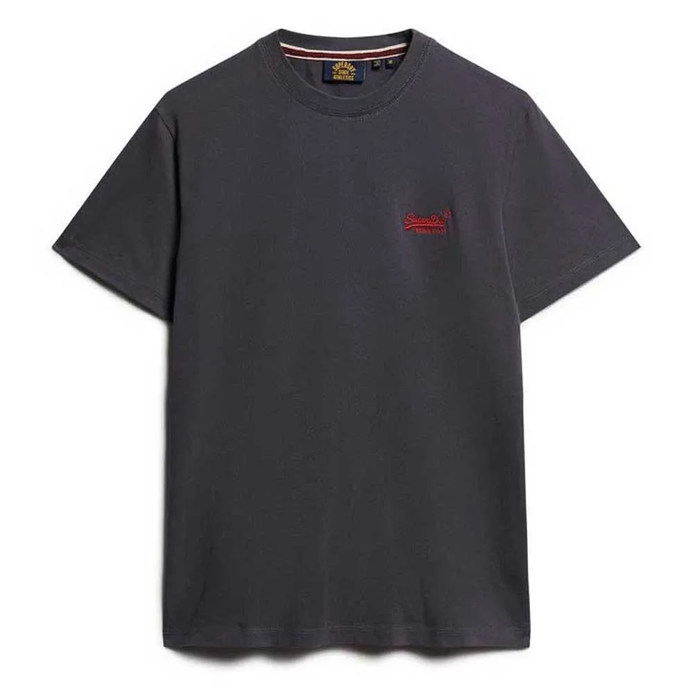 

Футболка Superdry Essential Logo Embroidered, серый