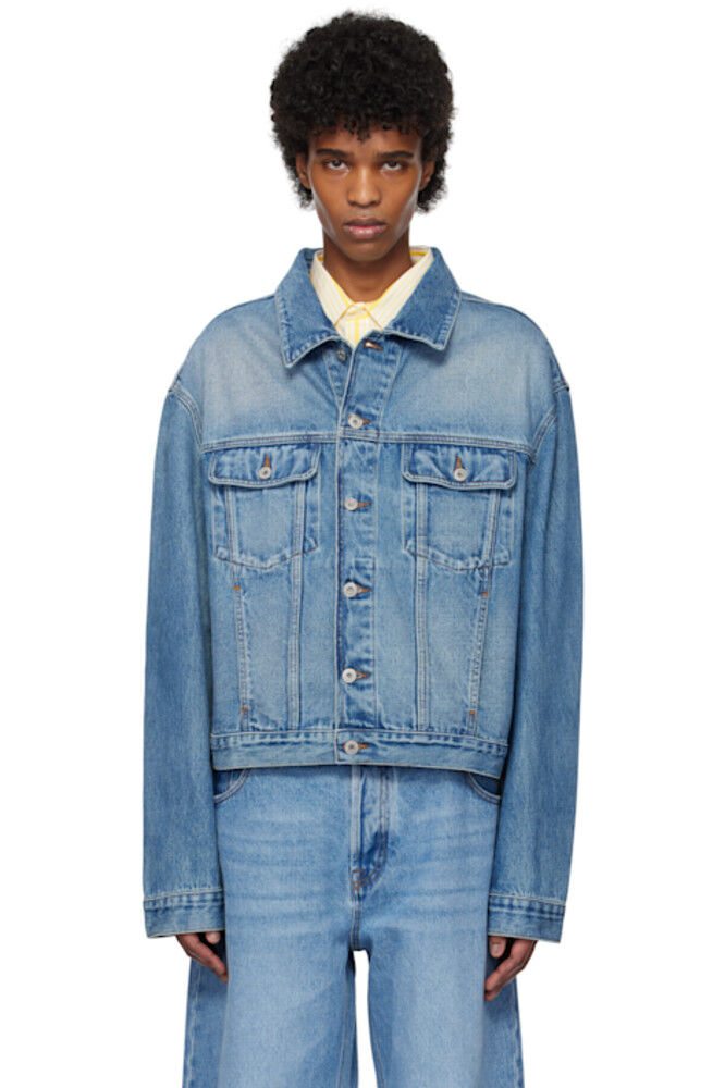 

Синяя джинсовая куртка 'The Denim de-Nîmes' JACQUEMUS