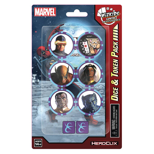 

Игровые кубики Marvel Heroclix: X-Men Rise And Fall Dice And Token Pack