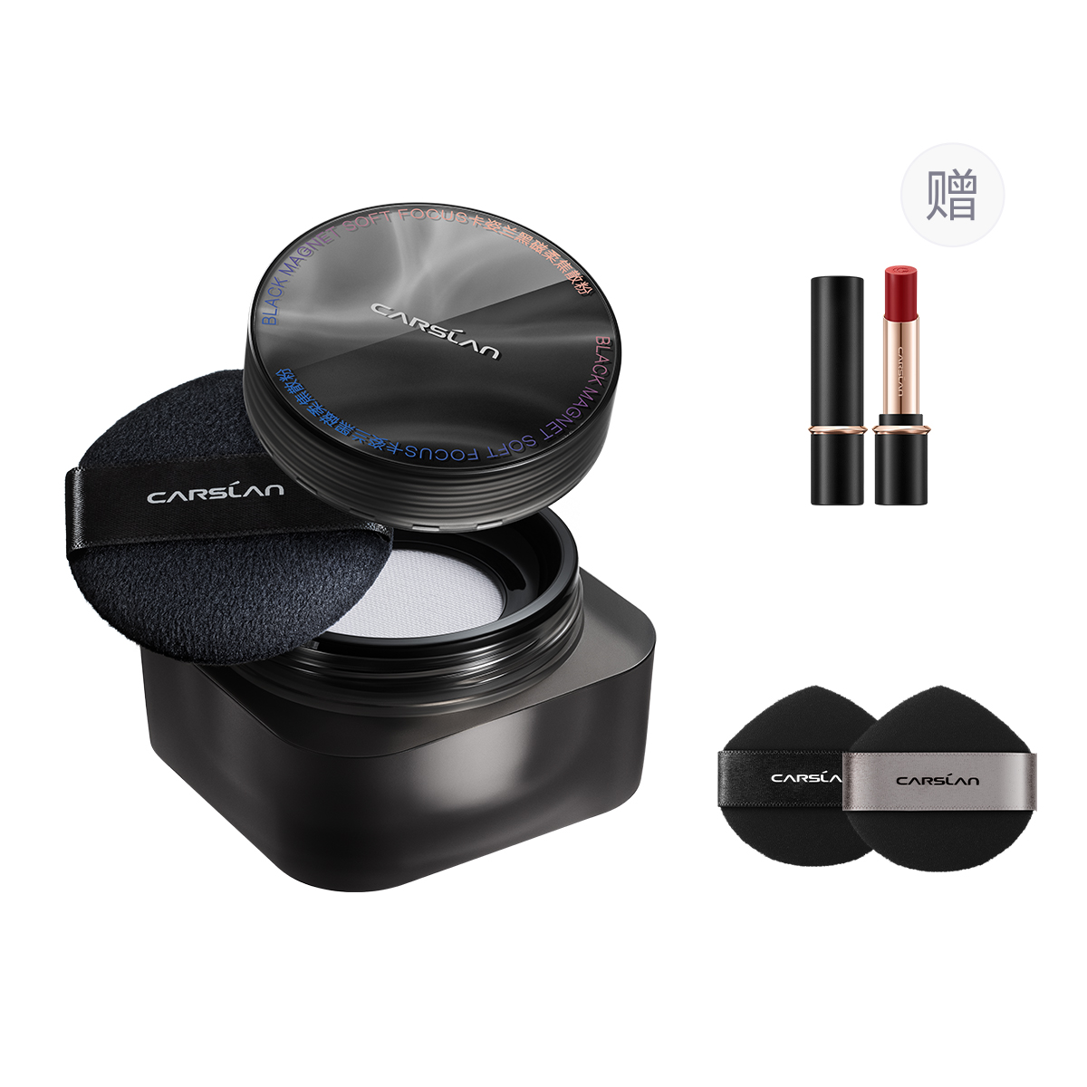 

Рассыпчатая пудра для женщин Carslan, regular | transparent 18g[large capacity]