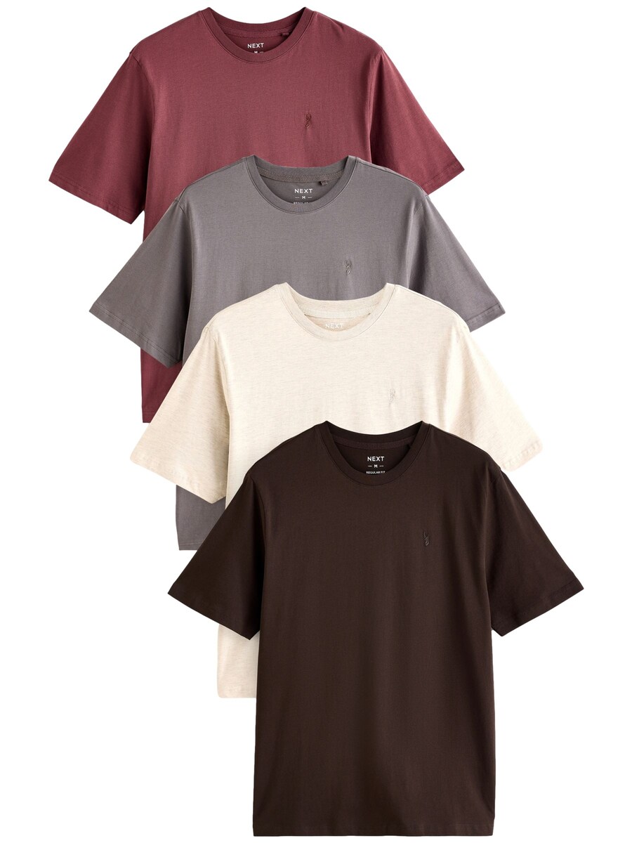 

Рубашка Next, цвет Cream/Dark brown/Grey/Cranberry