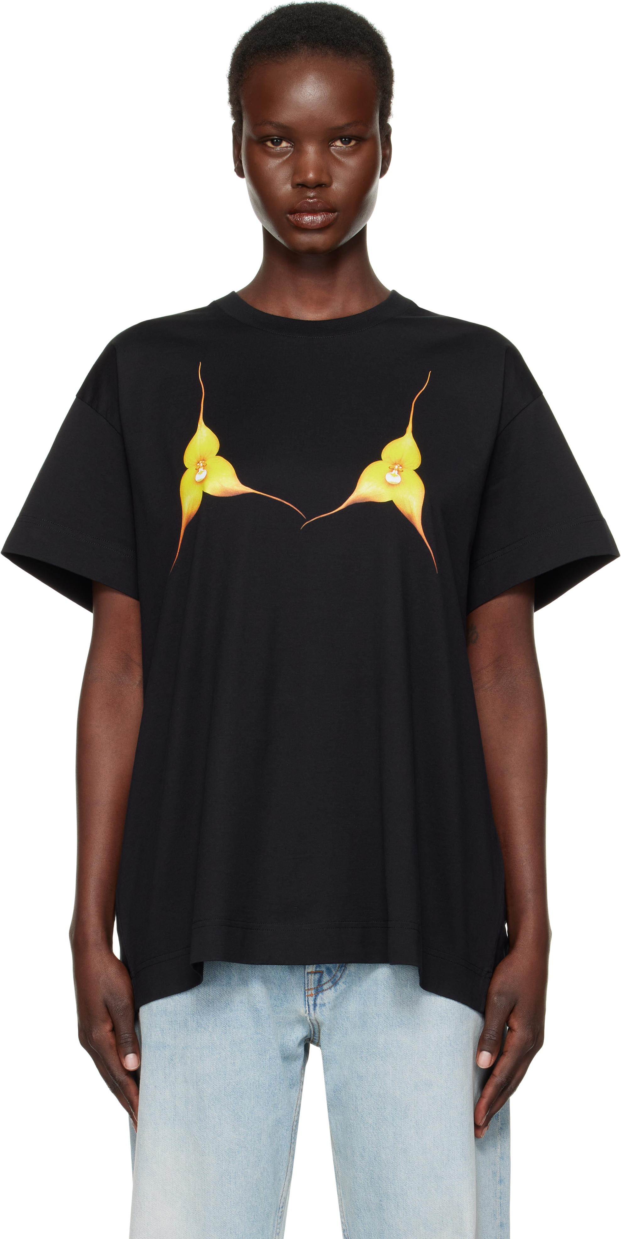 

Футболка свободного кроя Givenchy, черный
