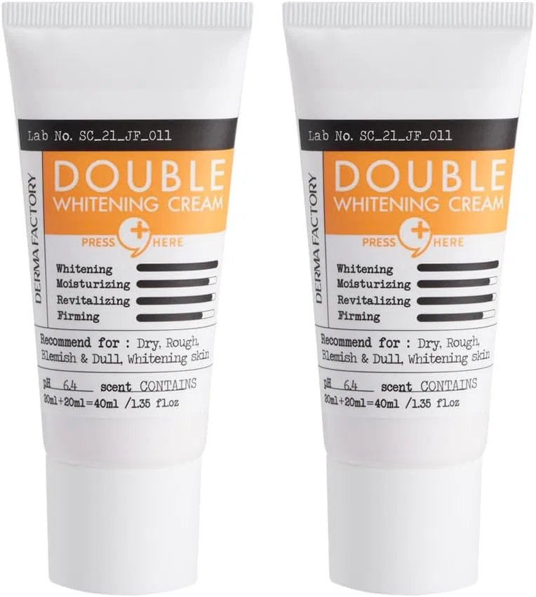 Крем для лица Derma Factory — Дневной Double Whitening Cream, 40 мл