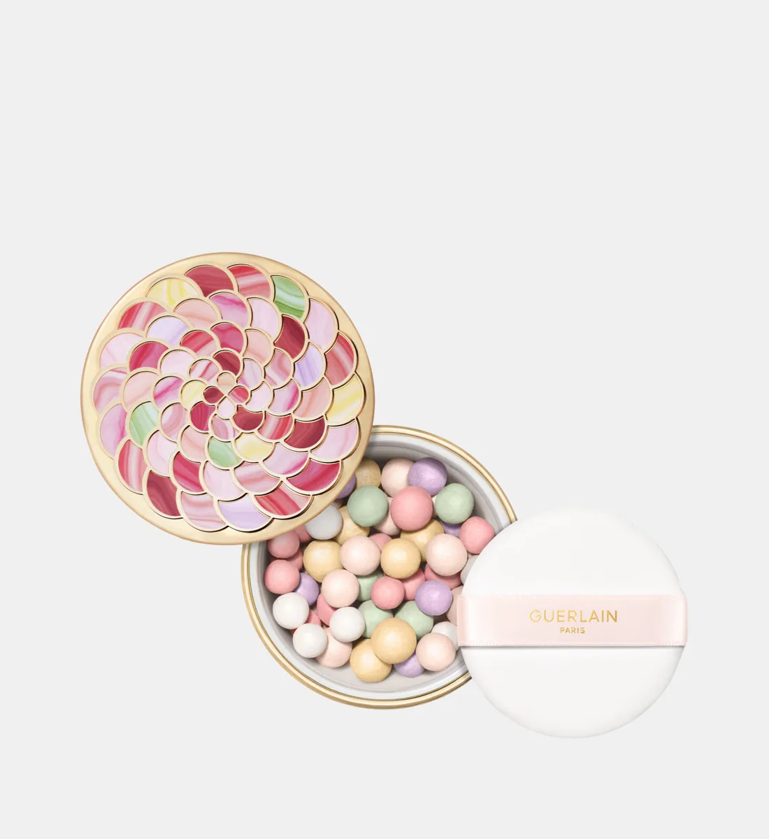 Светоотражающие пудровые жемчужины Guerlain, мультиколор