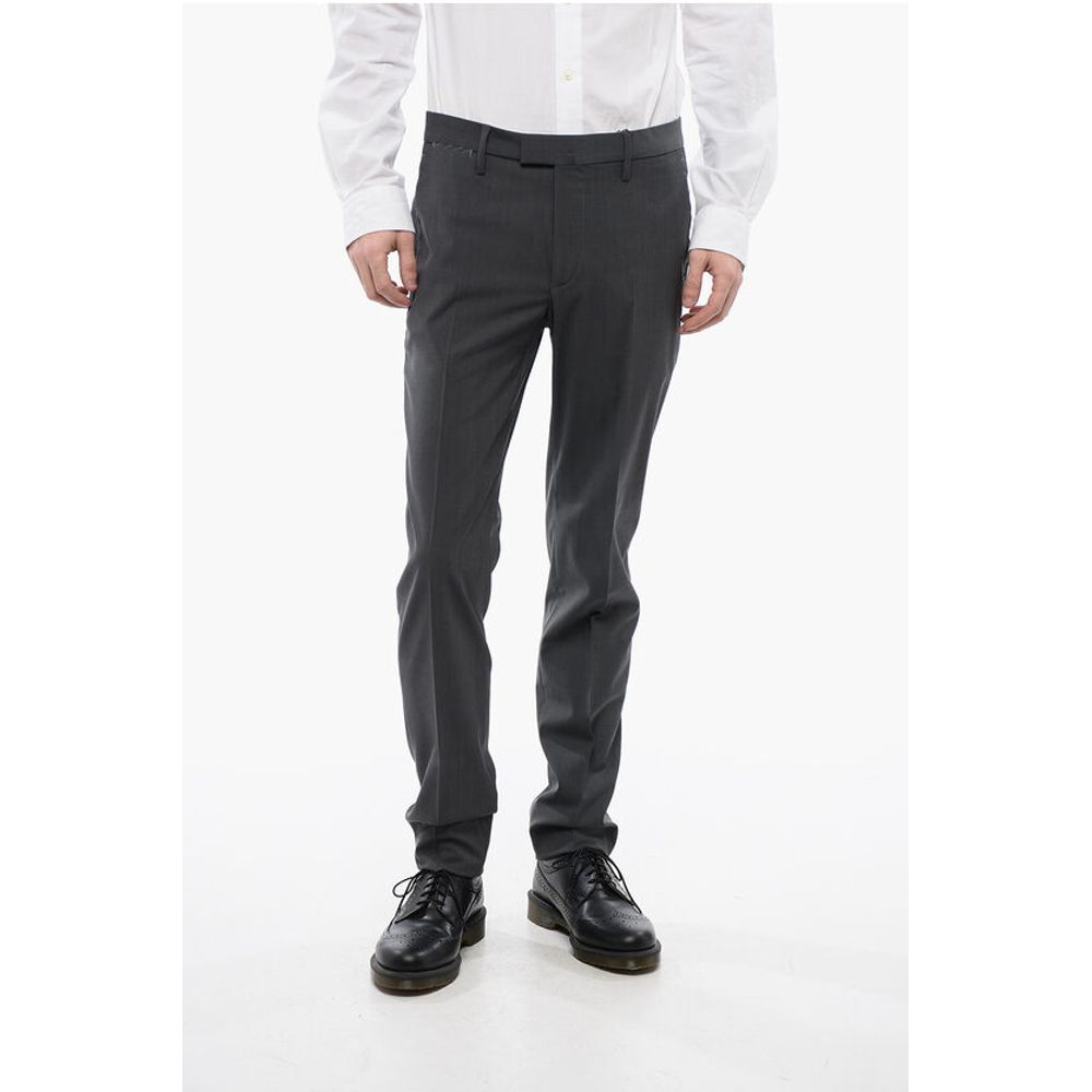 

ROAD TO EXCELLENCE Эластичные брюки из натуральной шерсти Corneliani, Gray