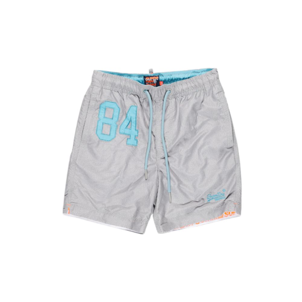 

Купальники из серого полиэстера Superdry.