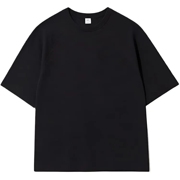 UNIQLO Футболка SS26 Unisex черная с круглым вырезом