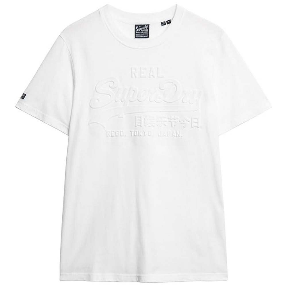 

Футболка с коротким рукавом Superdry Embossed Vl, белый